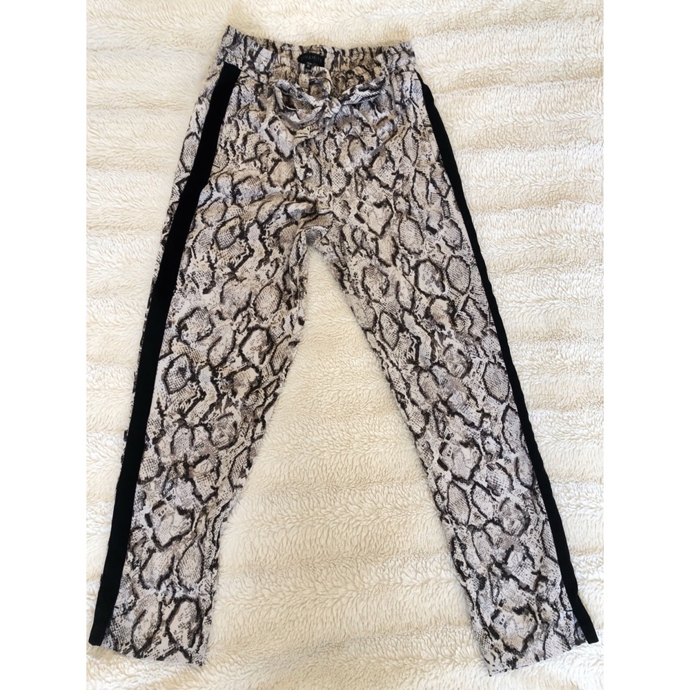 Dynamite snake skin print pants